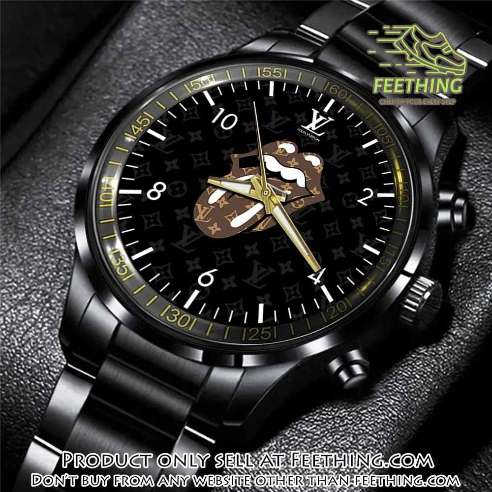 Lv luxury black fashion sport watch bwl1002 ft5937835